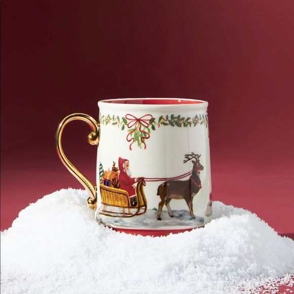 Nathalie Lete for Anthropologie 2021 Christmas mug - Picture 2 of 7